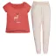 Ushuaia Tiny Flowers Pijamale Dama XXL cu cerb