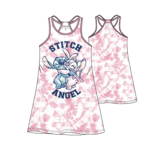 Disney Lilo și Stitch Pink Angel rochie de vară pentru copii de 4 ani