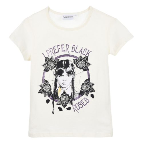 Wednesday Black Roses tricou scurt pentru copii, top 10 ani