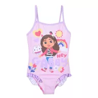   Gabby's Dollhouse Hey Pink costum de baie pentru copii, înot 4 ani / 104 cm