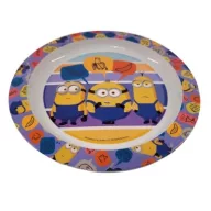 Minionii Striped farfurie plată micro 22 cm