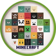 Minecraft Crafters farfurie mică din plastic antiderapantă