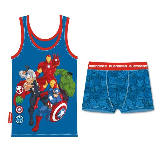 Avengers tricou + boxeri set, pijamale scurte 4-9 ani