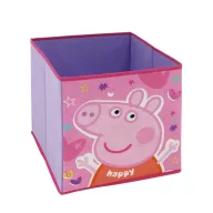 Purcelușa Peppa cutie de depozitare jucării 31×31×31 cm