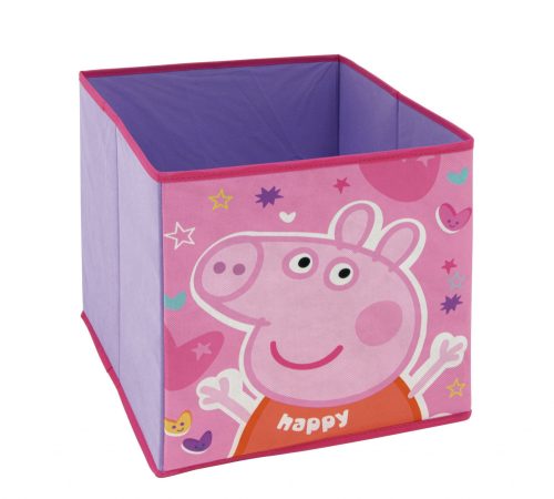 Purcelușa Peppa depozitare jucării 31×31×31 cm