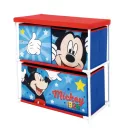 Disney Mickey  Star Suport de depozitare pentru jucării cu 3 compartimente 53x30x60 cm