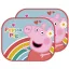 Purcelușa Peppa Rainbow parasolar pentru ferestre, set de 2