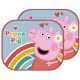 Purcelușa Peppa Rainbow copertină pentru fereastră 2 buc.