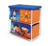 Dragon Ball Organizator de depozitare a jucăriilor cu 3 compartimente 53x30x60 cm