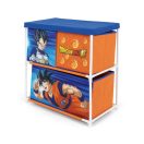 Dragon Ball raft de depozitare pentru jucării cu 3 compartimente 53x30x60 cm