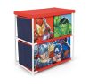 Avengers Organizator de depozitare a jucăriilor cu 3 compartimente 53x30x60 cm