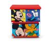 Disney Mickey , Pluto Organizator de depozitare a jucăriilor cu 3 compartimente 53x30x60 cm