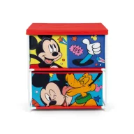   Disney Mickey  Pluto suport de depozitare pentru jucării cu 3 compartimente 53x30x60 cm