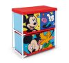 Disney Mickey , Pluto Organizator de depozitare a jucăriilor cu 3 compartimente 53x30x60 cm