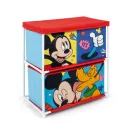 Disney Mickey  Pluto suport de depozitare pentru jucării cu 3 compartimente 53x30x60 cm