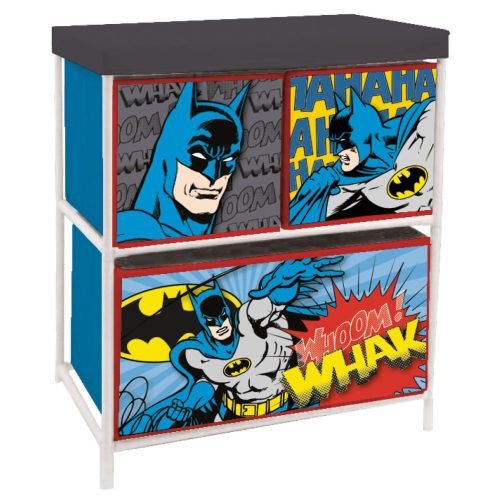 Batman Organizator de depozitare a jucăriilor cu 3 compartimente 53x30x60 cm