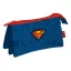 Superman Comic Penar cu 3 compartimente 21 cm