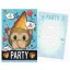 Emoji Invitație Blue Party