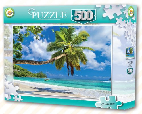 Seychelles Plajă puzzle 500 piese