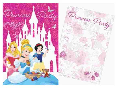 Prințesele Disney Party Invitație