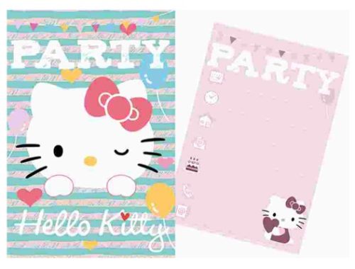 Hello Kitty Party Invitație