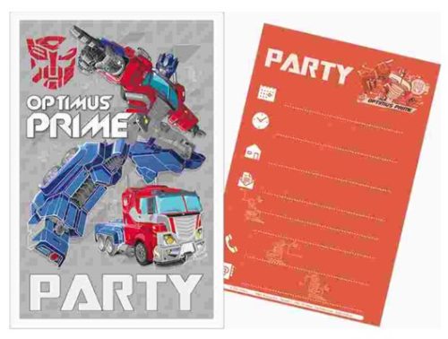 Transformers Party Invitație