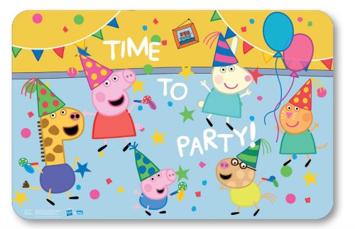 Purcelușa Peppa Party placemat 43x28 cm 43x28 cm