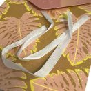 Colorat Iridescent Cutie cadou cu model frunză set de 2