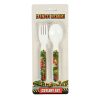 Dinozaur Roar set de tacâmuri din plastic - 2 piese