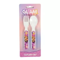 Glam Girls Team set de tacâmuri din plastic - 2 bucăți