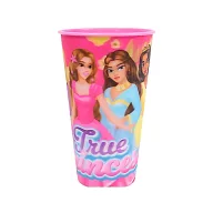 Prințese True Pahar de plastic cu efect 3D 480 ml
