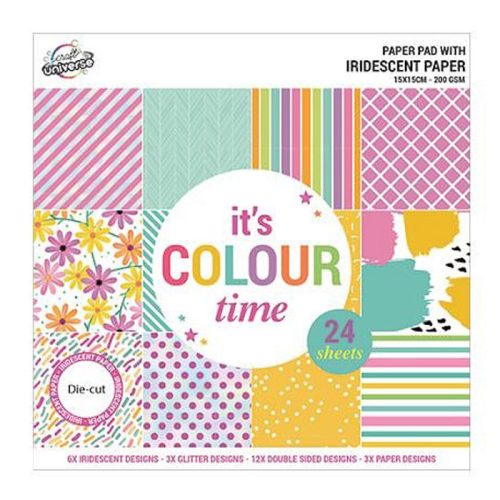 Colorat Iridescent set de hârtie creativ