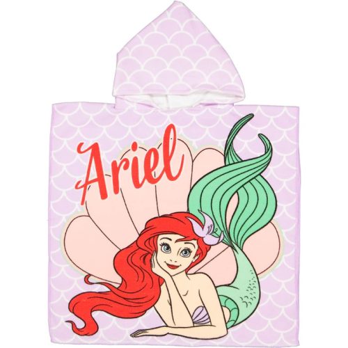 Prințesele Disney Ariel prosop de plajă poncho 60x120 cm (fast dry)