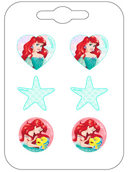 Prințesele Disney Set de cercei Ariel 3 perechi