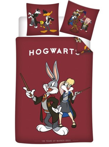 The Looney Tunes Hogwarts Lenjerie de pat 140×200cm, 65×65 cm