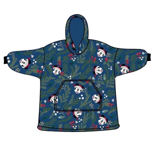 Disney Mickey Crăciun Adult Pulover pluș pătură polară, poncho