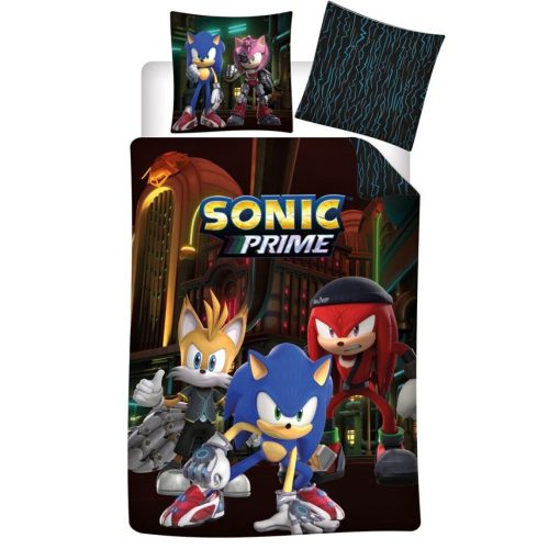 Sonic the hedgehog Prime Lenjerie de pat 140×200cm, 63×63 cm Microfibre