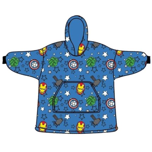 Avengers adult Pulover pluș pătură polară, poncho