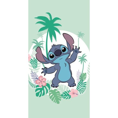 Disney Lilo și Stitch Green prosop de baie, prosop de plajă 70x140cm