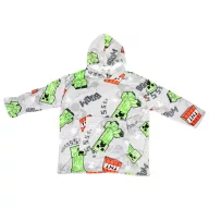  Minecraft Boom pătură din pluș polar tip poncho pentru adulți