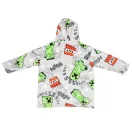 Minecraft Boom pătură din pluș polar tip poncho pentru adulți