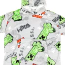 Minecraft Boom pătură din pluș polar tip poncho pentru adulți