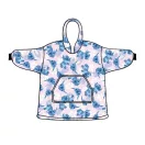 Disney Lilo și Stitch Light Rose poncho, pătură din fleece de pluș pentru 3-6 ani