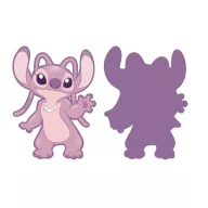   Disney Lilo și Stitch Angel pernă decorativă 35x29 cm Catifea