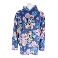   Disney Lilo și Stitch Hibiscus pătură polar de pluș, poncho 3-6 ani