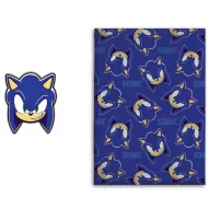   Sonic Ariciul set de pătură de lână și pernă decorativă