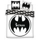 Batman White dublu, dublu cuvertură de pat 240×220cm, 65x65 cm