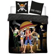   One Piece Captain Luffy dublu, dublu cuvertură de pat 240×220cm, 65x65 cm