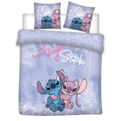 Disney Lilo și Stitch Cutie dublu, dublu cuvertură de pat 200×200cm, 65x65 cm