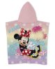 Disney Minnie Happy Days poncho pentru prosop de plajă 55x110 cm (Fast Dry)